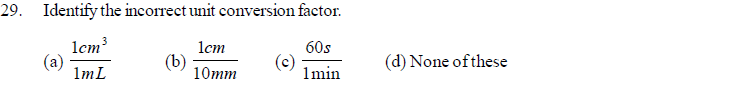 NEET UG Chemistry Some Basic Concepts MCQs, Multiple Choice Questions